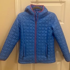 Lands End girls light weight quilted jacket size 10/12